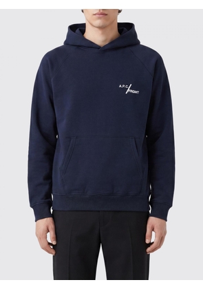 A. P.C. x Fragment Cotton Hoodie with Contrast Logo