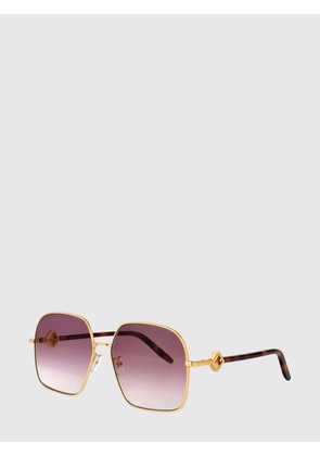 FENDI Oversized Square FF Monogram Metal Sunglasses