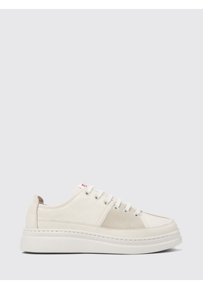 CAMPER Bicolor Twins Low-Top Sneakers in Smooth and Suede Leather