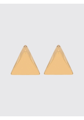 FEDERICA TOSI Triangular Pendant Earrings in 18ct Gold-Plated Bronze