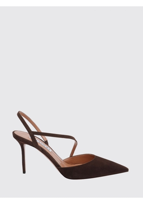 AQUAZZURA Pump Woman color Brown
