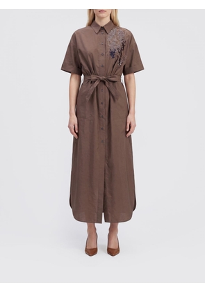 BRUNELLO CUCINELLI Dress Woman color Brown