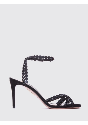 AQUAZZURA Heeled Sandal Woman color Black