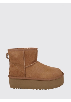 UGG Flat Ankle Boot Woman color Brown