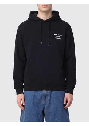Drôle de Monsieur Relaxed Fit Cotton Hoodie with Slogan Print