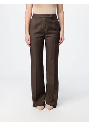 MAX MARA Pants Woman color Leather