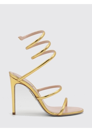 RENE CAOVILLA Heeled Sandal Woman color Gold
