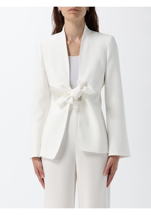 MAX MARA Slim Fit Short Cady Blazer with Tie Fastening