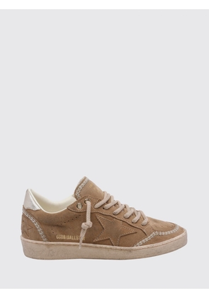 GOLDEN GOOSE Ball Star Distressed Suede Calfskin Low-Top Sneakers