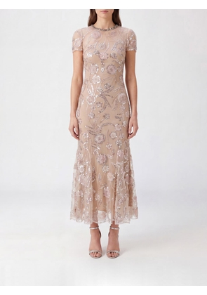 SELF-PORTRAIT Sequin-Embroidered Mesh A-Line Midi Dress for Women