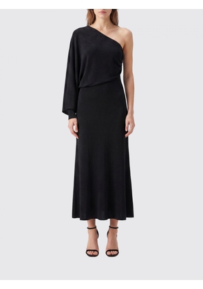SELF-PORTRAIT One-Shoulder Asymmetrical Jersey Midi Dress
