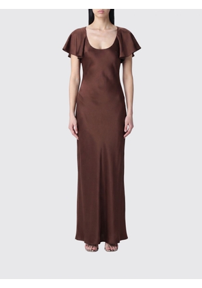 ROTATE U-Neck Long Satin Sheath Dress for Ceremonies