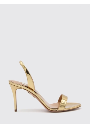 AQUAZZURA Heeled Sandal Woman color Gold