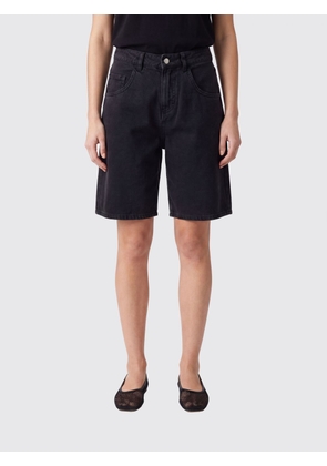 ICON DENIM LOS ANGELES Shorts Woman color Black