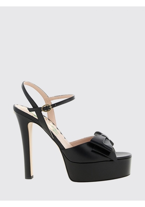 VALENTINO GARAVANI Heeled Sandal Woman color Black