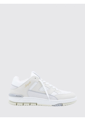 AXEL ARIGATO Bicolour Low Top Leather and Nubuck Sneakers with Perforated Toe