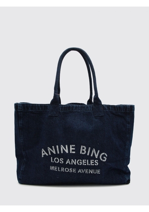 ANINE BING Tote Bag Woman color Blue
