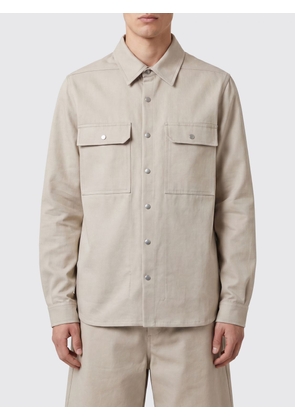 RICK OWENS Duchesse Shirt Jacket with Classic Collar