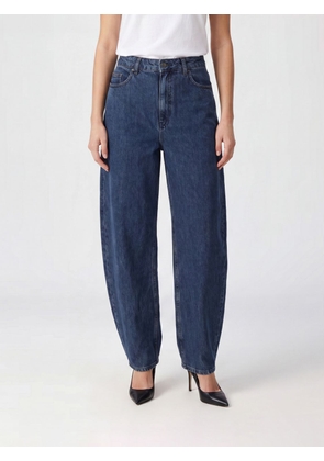 ROTATE High-Waisted Baggy Jeans in Organic Cotton Denim