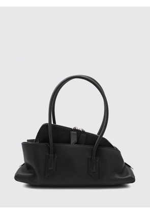 THE ATTICO La Passeggiata Small Leather Shoulder Bag with Double Handle