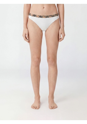 BURBERRY Vintage Check Nylon Low-Rise Bikini Bottoms