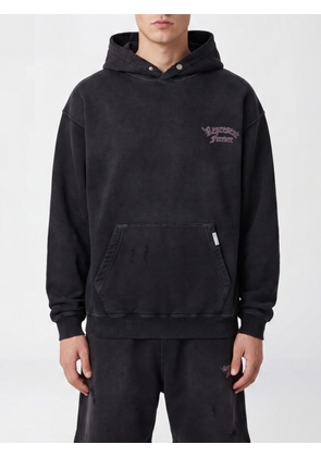 REPRESENT Cotton Hoodie with Back Logo and Kangaroo Pocket