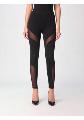 PHILIPP PLEIN High-Waisted Leggings in Technical Jersey with Embroidered Details