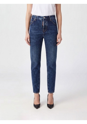 DSQUARED2 Teddy High-Waisted Skinny Fit Jeans in Stretch Denim