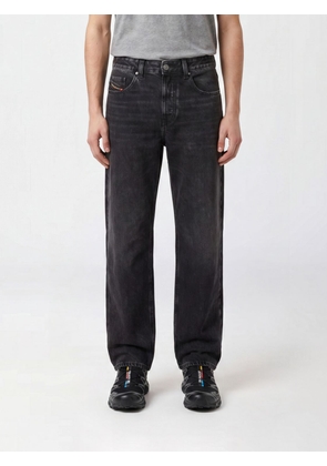 DIESEL D-Macro Wide Leg Jeans in Low-Rise Denim with Button Fastening