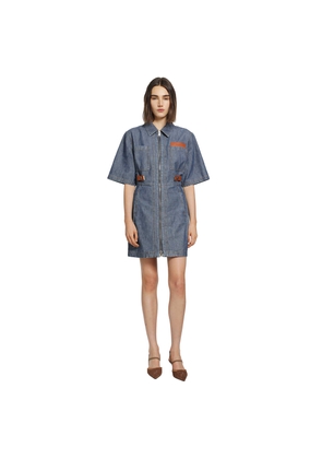 Chambray Denim Shirt Dress