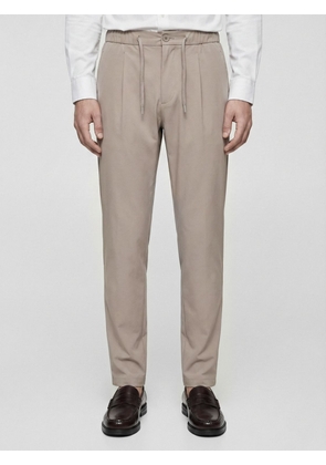 HERNO Gabardine Drawstring Trousers