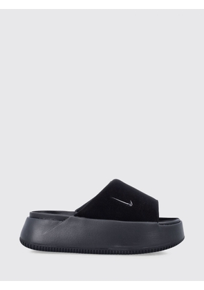 NIKE Calm Elevation Rubber and Neoprene Wedge Mules with a Platform Sole