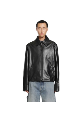 Zip-Up Jacket in Lambskin