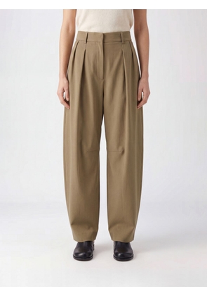 LOEWE High-Waisted Wide-Leg Shorts in Pure Wool with Concealed Fastening
