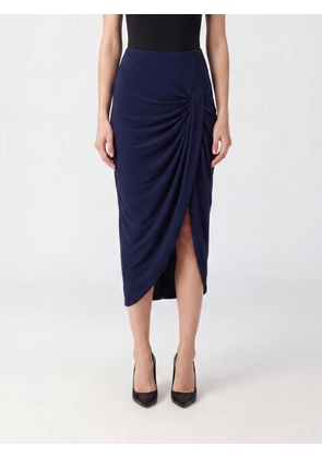 STELLA MCCARTNEY Asymmetric Draped Mini Skirt in Viscose with a High Waist