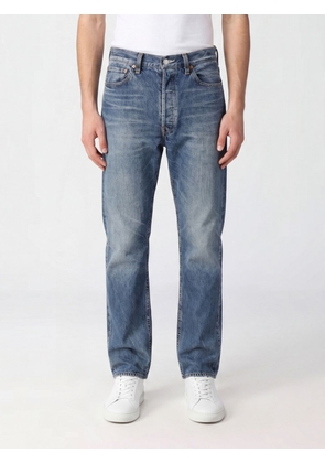 Y'S Indigo Straight Fit Jeans in Five-Pocket Cotton Denim