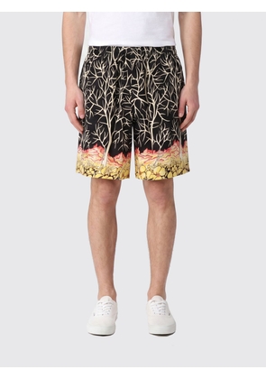 Y'S Graphic Print Shorts in Rayon with Elasticated Waist