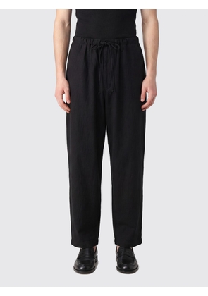 Y'S Wide Leg Trousers in Technical Fabric with Drawstring Waist