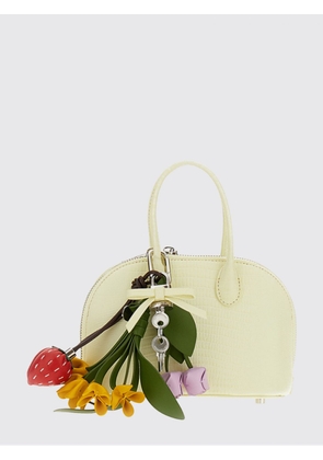 SELF-PORTRAIT Mini Python-Print Leather Handbag with Shoulder Strap