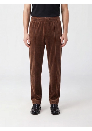 CASABLANCA Velvet Jogger Trousers with Elasticated Waist and Contrasting Logo