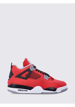 NIKE Air Jordan 4 Retro High-Top Smooth Leather Trainers with Bicolour Design