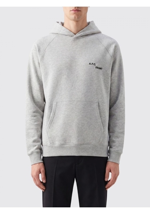 A. P.C. x Fragment Cotton Hoodie with Contrast Logo