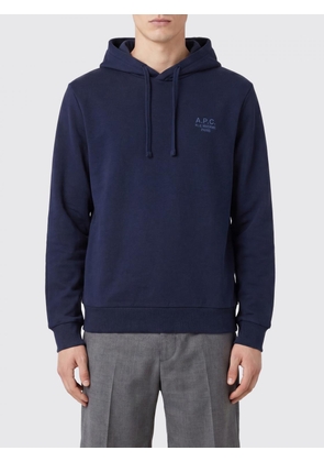 A. P.C. Relaxed Fit Cotton Logo Hoodie