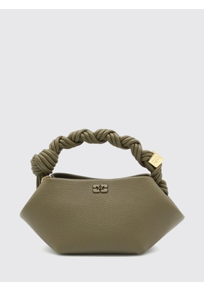 GANNI Butterfly Mini Recycled Leather Handbag with Braided Handle