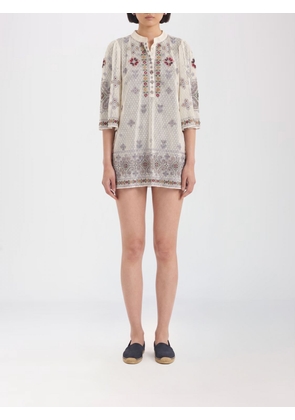 ANTIK BATIK Dana Mini Shirt Dress in Cotton with Ethnic Print