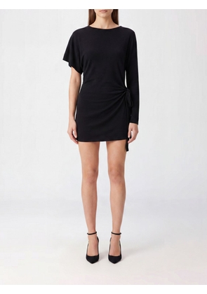 LIVIANA CONTI Asymmetric One-Shoulder Mini Dress in Viscose Blend with Slim Fit