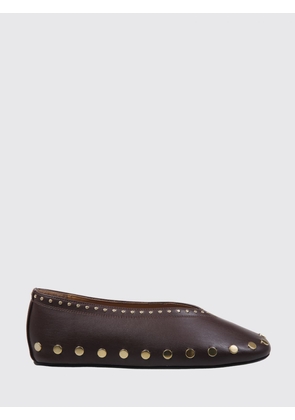 GANNI Ballet Flat Woman color Brown
