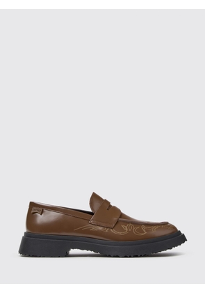 CAMPER Walden Graphic Print Smooth Leather Loafers with Strap