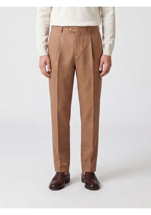 BRUNELLO CUCINELLI Cotton and Linen Tailored Trousers