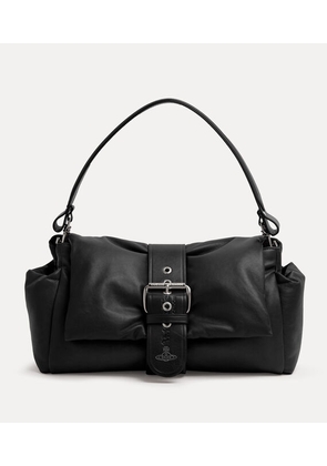 Vivienne Westwood Hazel XL Treasure Handbag Supple Leather Black